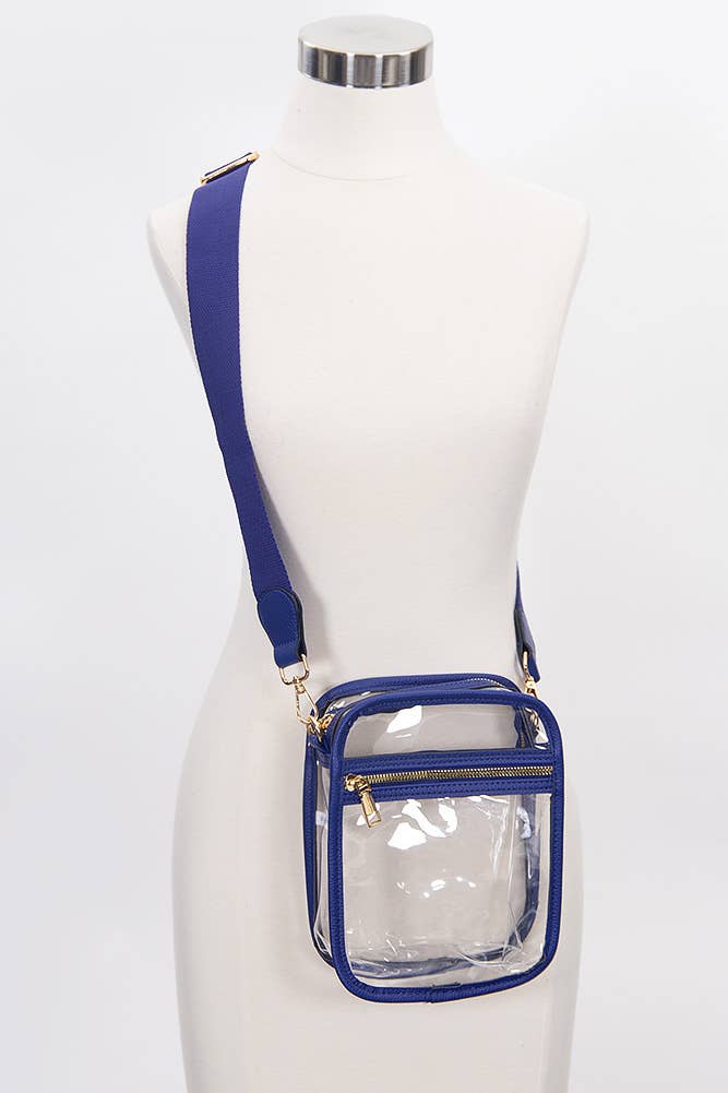 Hana - Wholesale Crossbody Bag - Women's - Clear PU Cross Body Mini Bag14