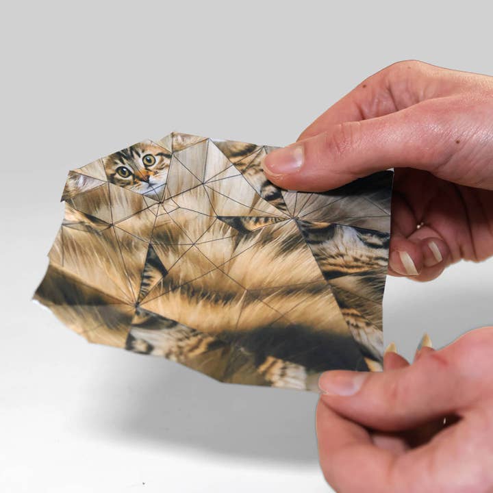 Pikkii USA - Wholesale DIY Craft Kit - Paper Cats | Perfect For Cat Lovers | Cute DIY Origami Kit