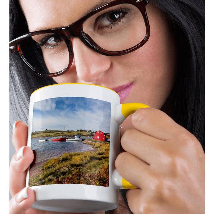 3dRose - Wholesale Coffee Mug - 3dRose, Canada, PEI, French River. Small fishing harbor., Mug1