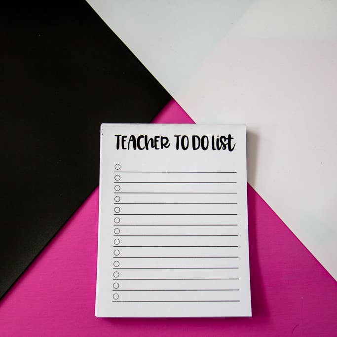 Lista de tarefas do professor - Bloco de notas por atacado de Oh So Shonda