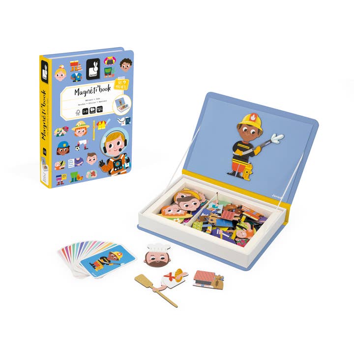 Janod - Wholesale Toy Set - Kids - Magneti'book - Jobs