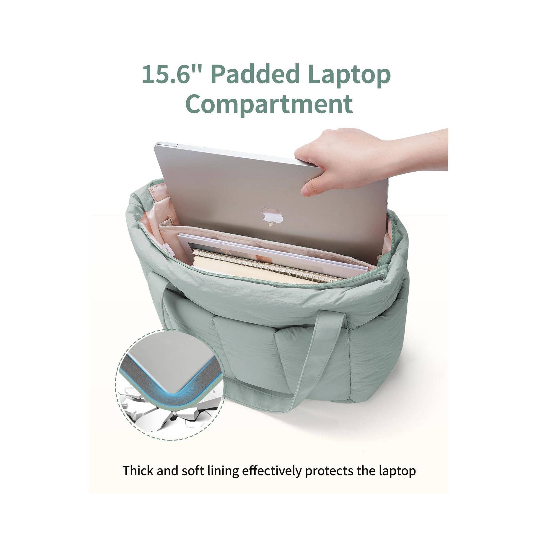 NARWEY INC - Vendita all'ingrosso Borsa tote - Donna - Borsa da viaggio Narwey Puffer per donne, adatta come bagaglio a mano.16