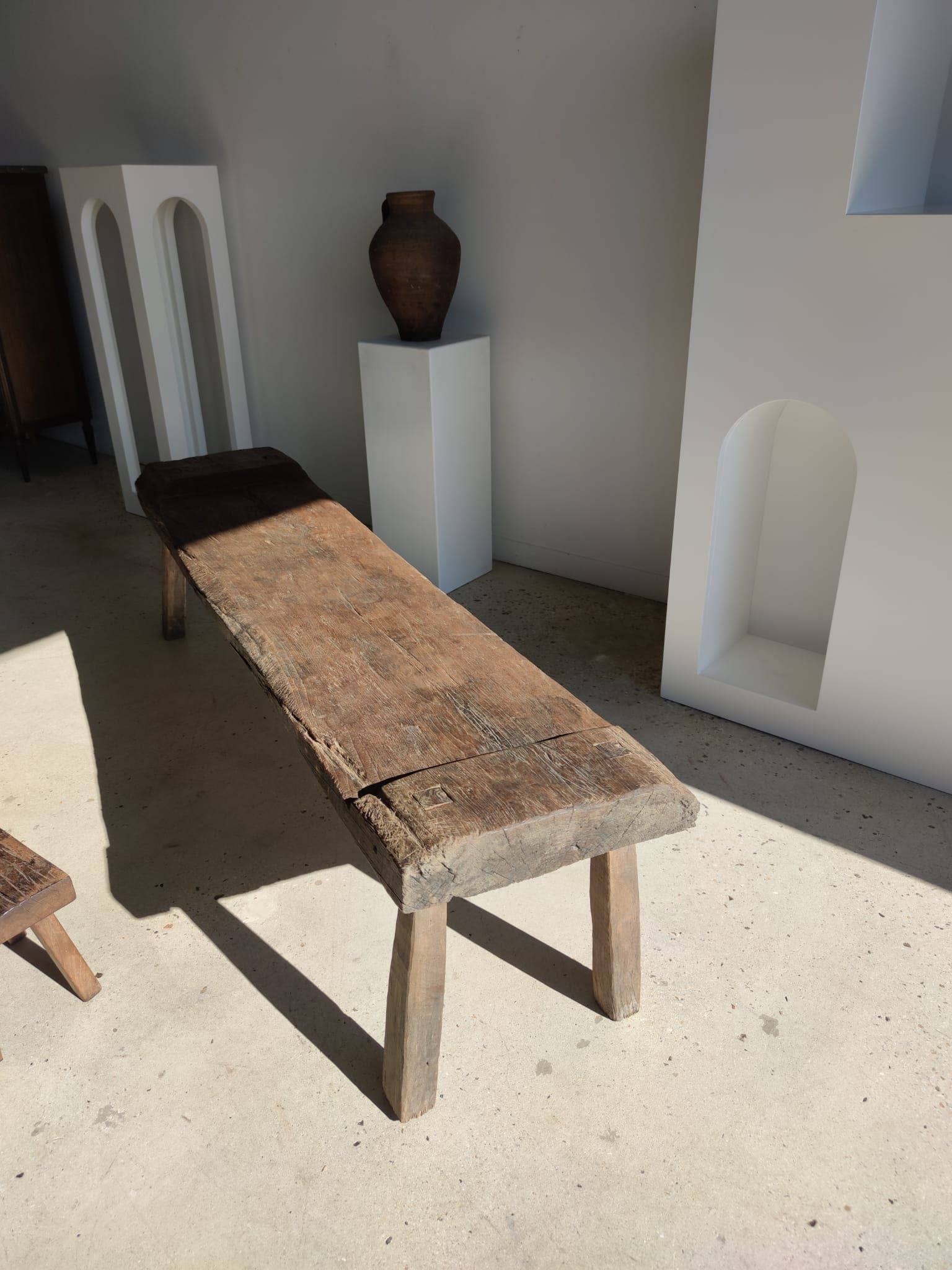 Office Objets - Wholesale Bench - Very large antique teak bench H:50cm L:2m0611