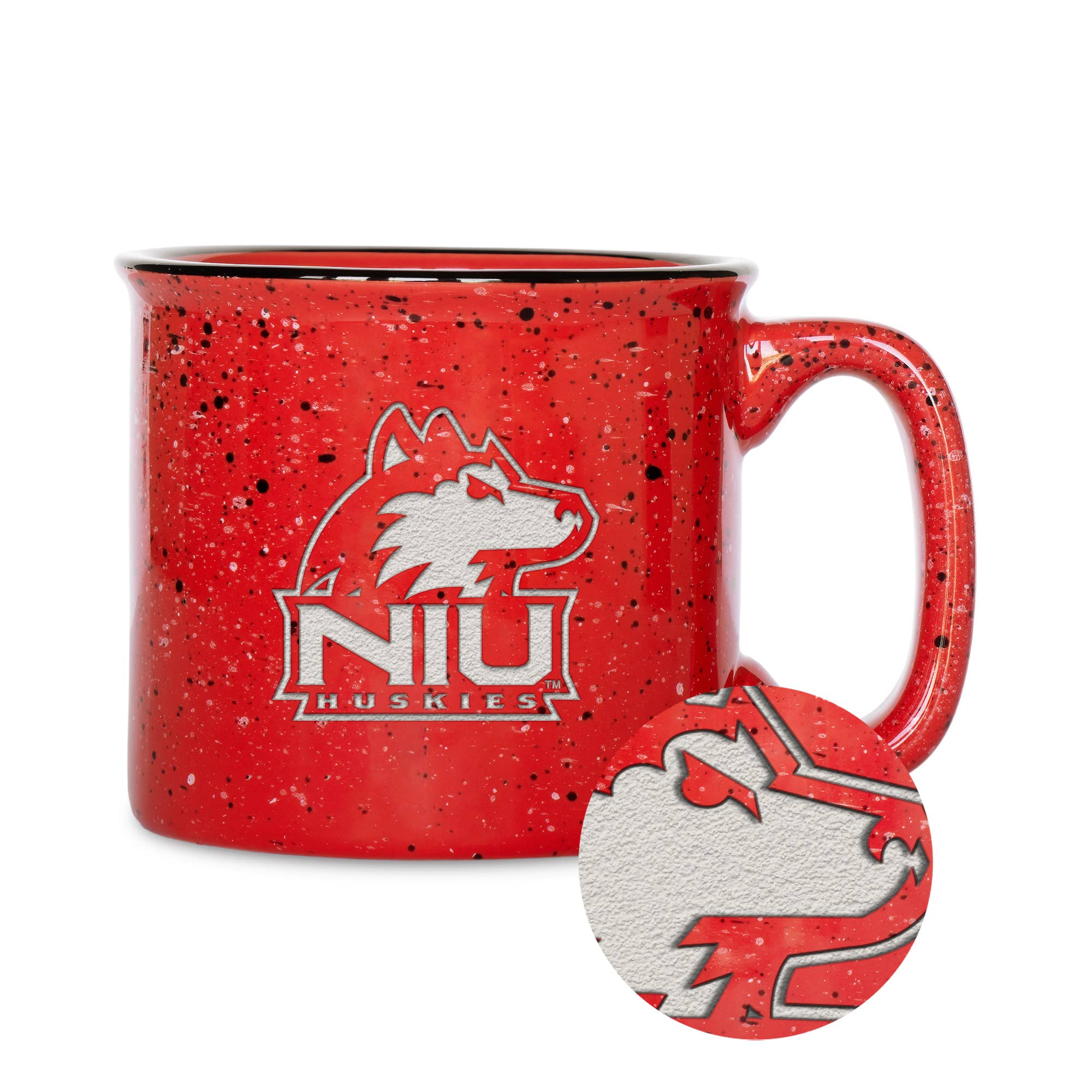Rico Industries - Wholesale Coffee Mug - NCAA  Northern Illinois Huskies  12oz Laser Engr. Mug0
