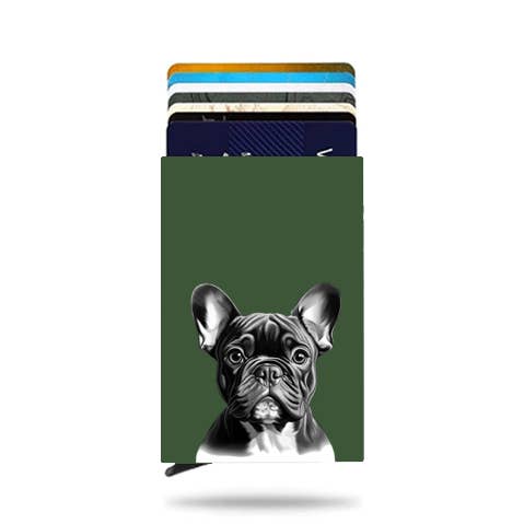 Etched Wallet Art - Wholesale Wallet - Men's - French Bulldog Wallet