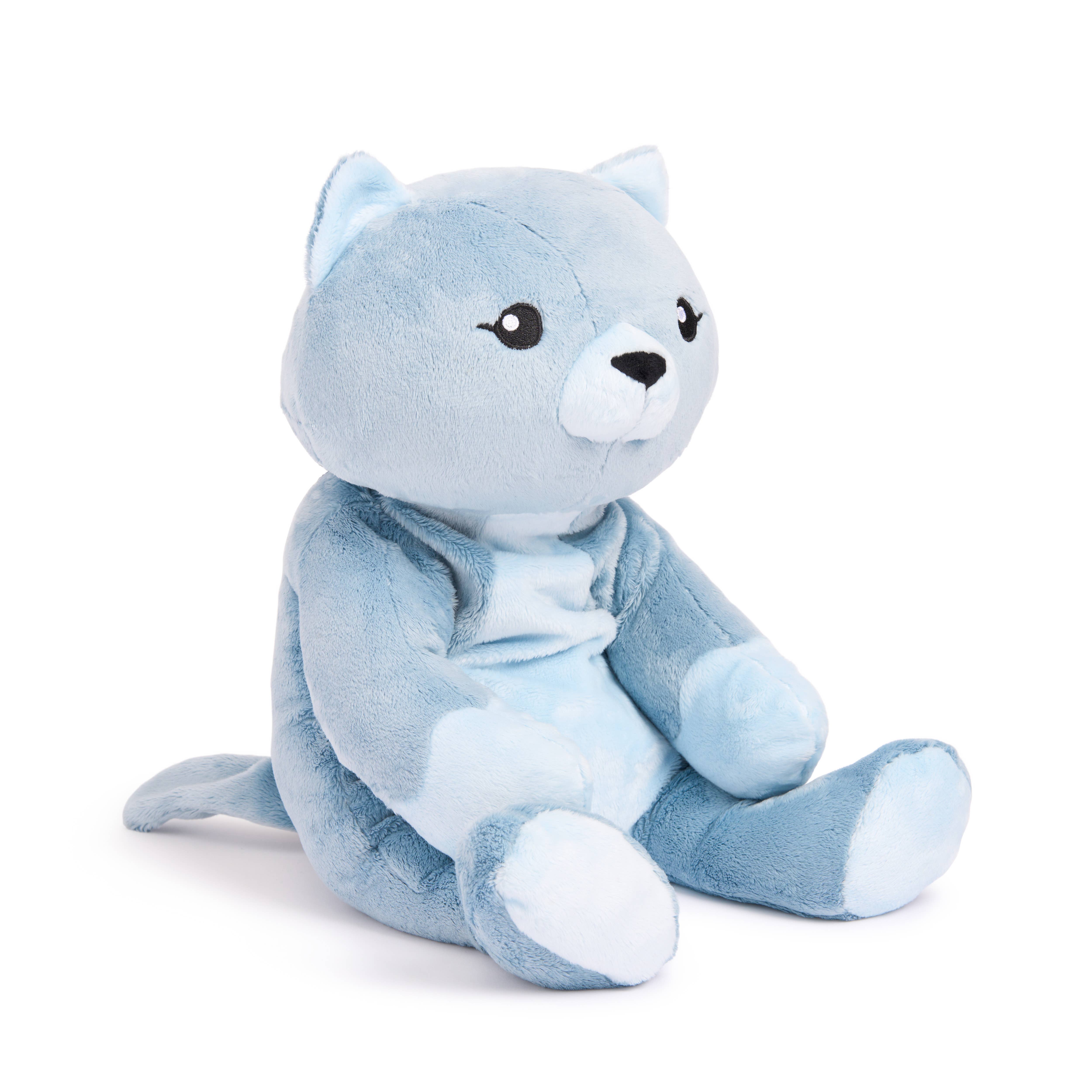 Hugimals World – Großhandel Kuschel-/Plüschtier – Kind & Baby – Frankie die Katze, 2 kg schweres Kuscheltier zur Angstlinderung für Kinder und Erwachsene4