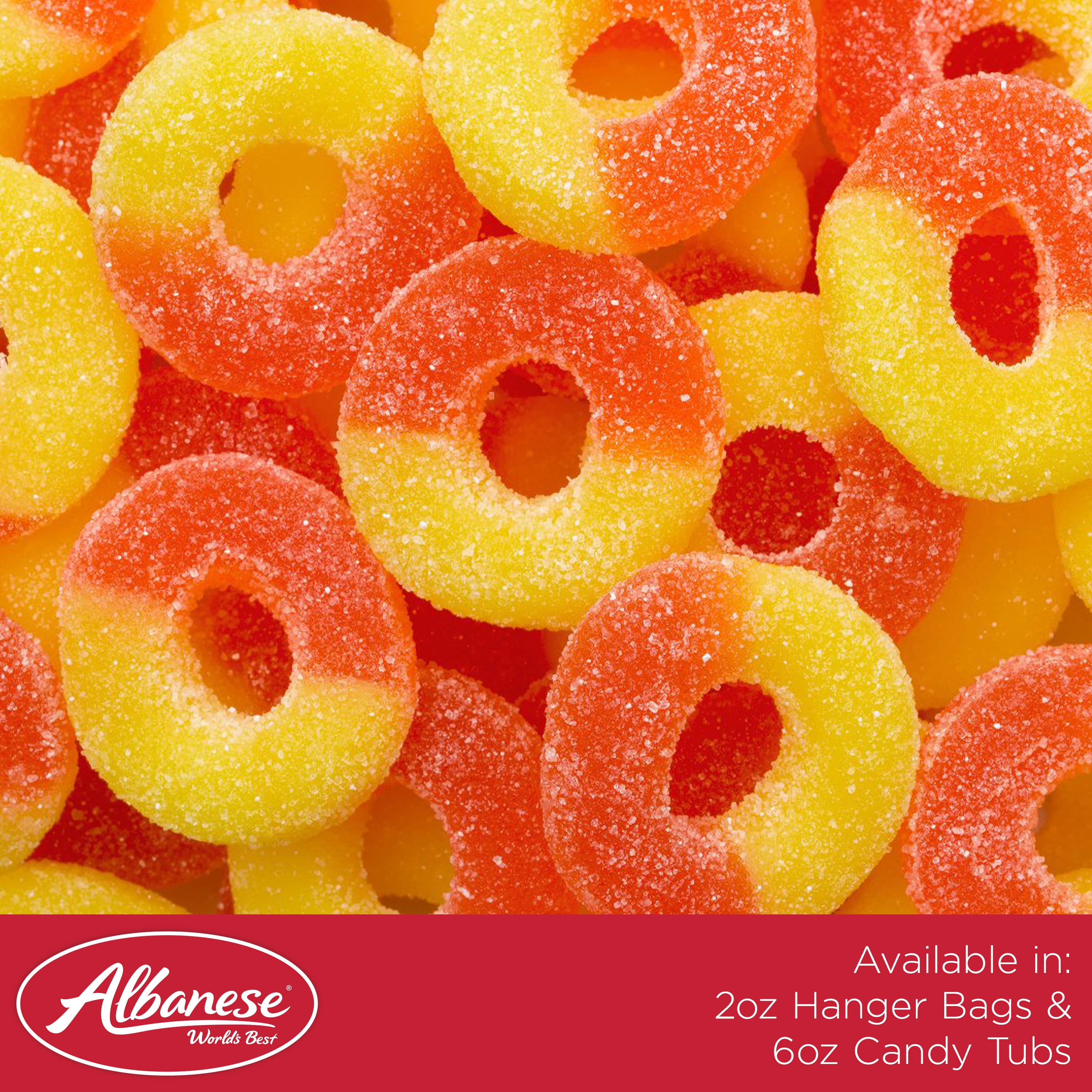 Candy Supply Co – Gomas por atacado – Anéis de Pêssego da Albanese1