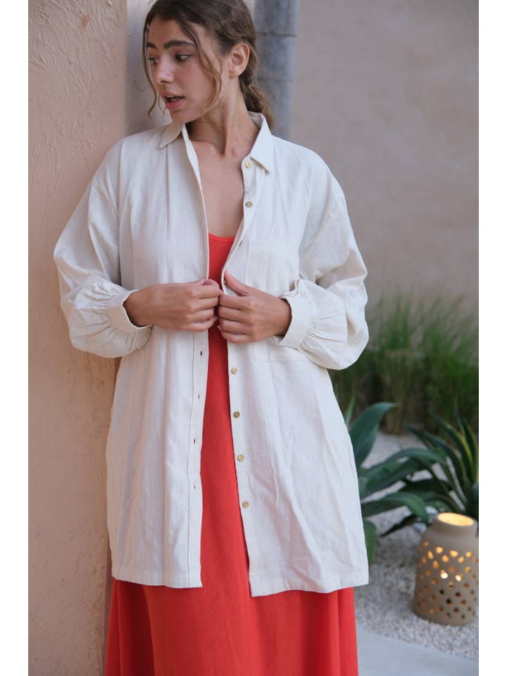 The White Artist Smock for wholesale on Faire