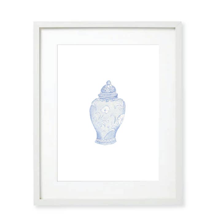 Jar de gingembre Aquarelle Impression 1 - 11x14 pour la vente par Rebecca Green Design