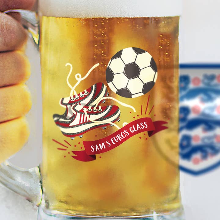 Personalised Football Tankard for wholesale by Becky Broome