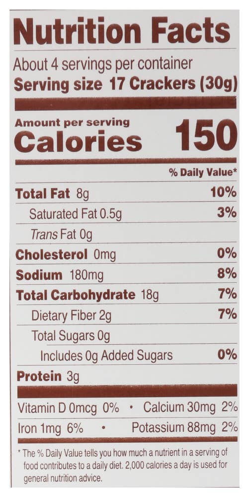 KeHE Distributors, LLC - Vente Biscuit salé - Simple Mills Crackers Farine d'amande Sel moulu 4,25 oz5