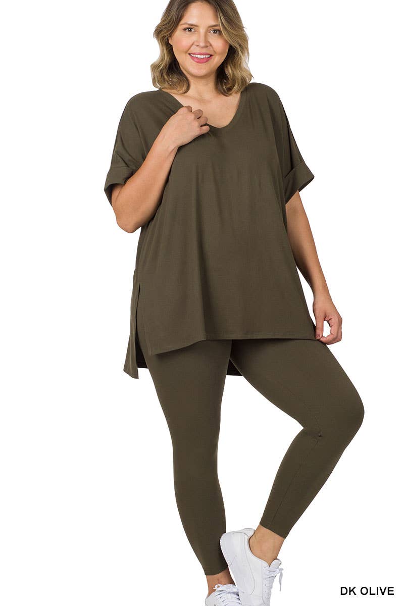 42POPS - Wholesale Lounge Set - Women's - `.Plus Microfiber Lounge Wear 2 Pc Set57