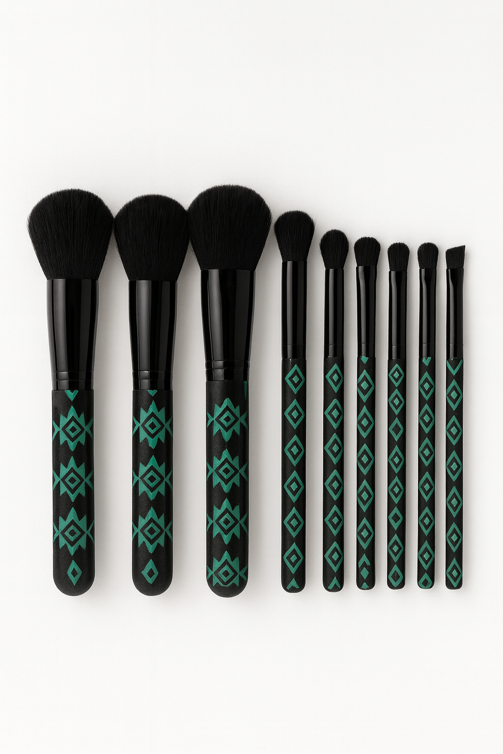 The Bling Barn - Wholesale Makeup Brush Set - Western Glam 10-Piece Makeup Brush Collection7