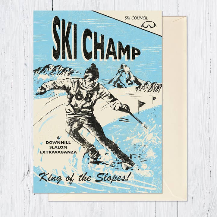 Ski Champ Card for wholesale by Rocket 68
