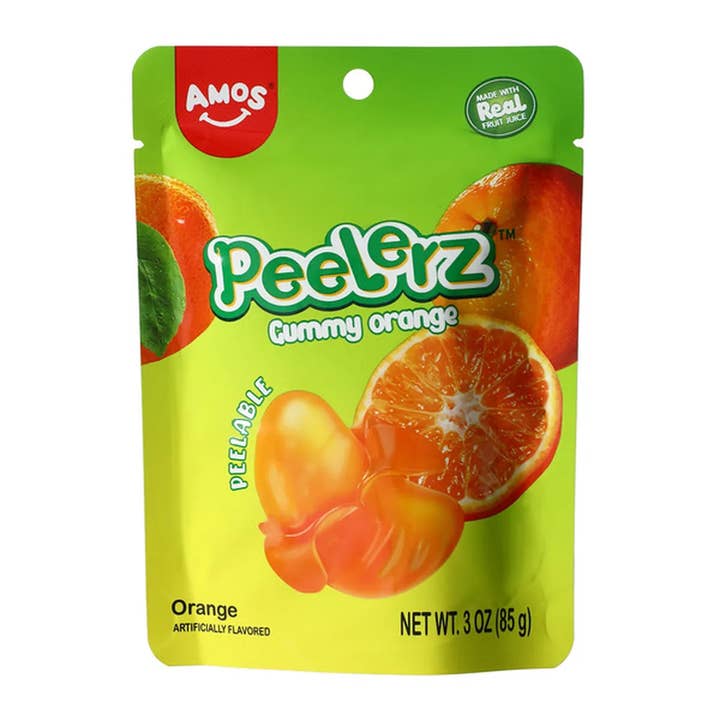 Amos Peelerz Orange 6 pack (3oz) for wholesale by Pops Distro Inc