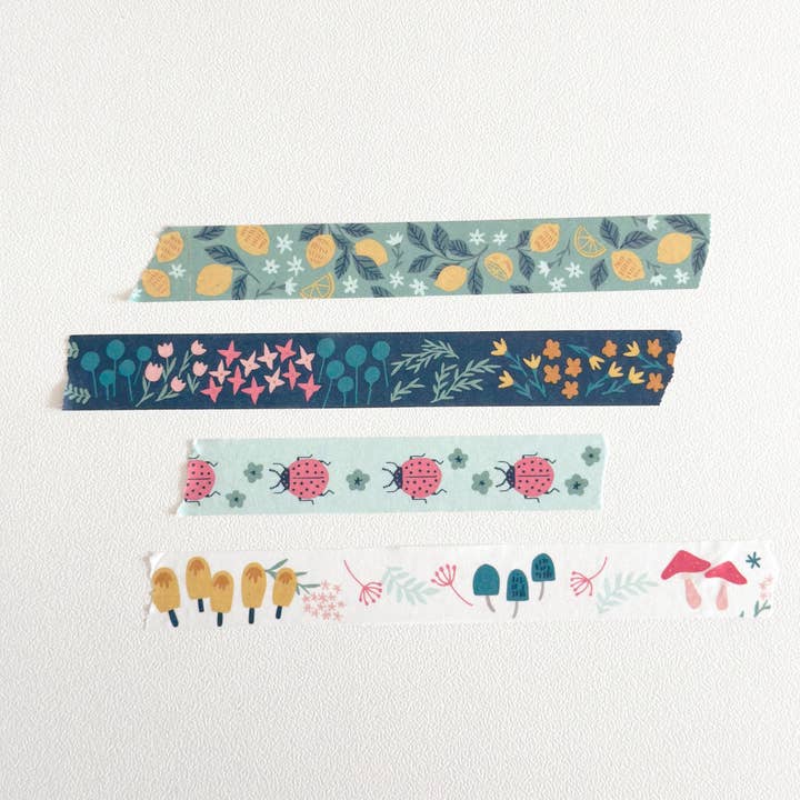 Lemon Drop Papers, Inc. - Wholesale Washi Tape - Fungi Parade Washi Tape