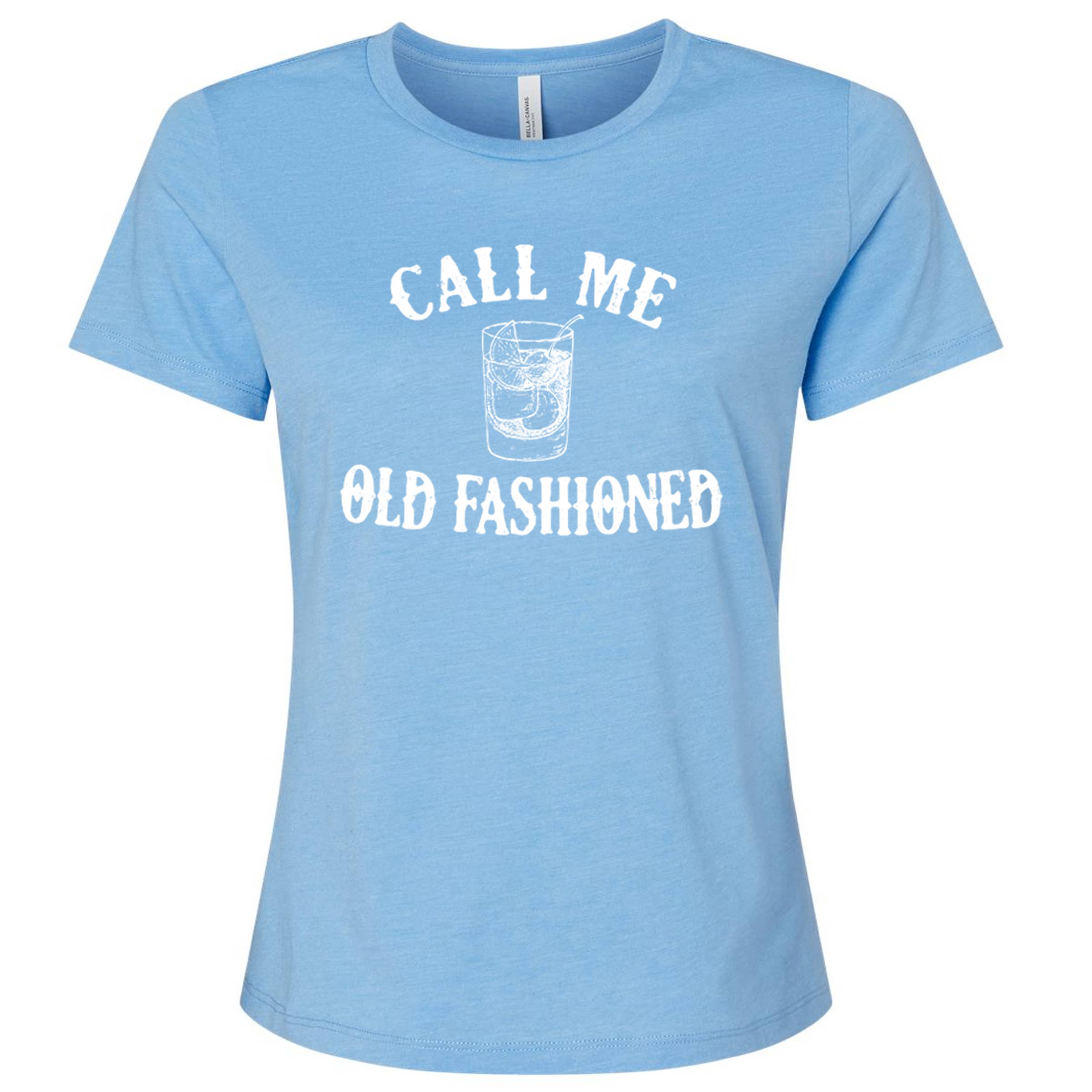 Wi-Wear - Wholesale Screen Printed T-Shirt - Women's - Call Me Old Fashioned Ladies T-Shirt Old Fashioned Cocktail6