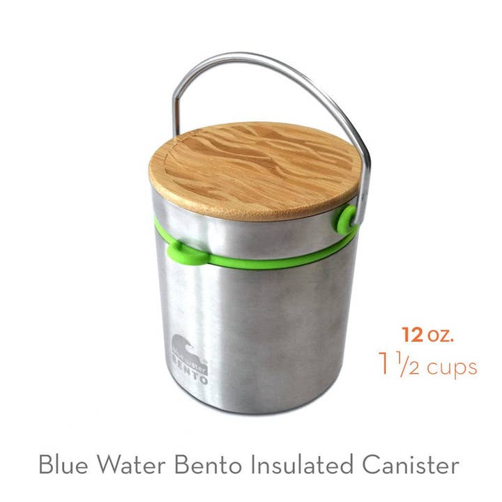 ECOlunchbox - Wholesale Food Storage Container - Blue Water Bento Insulated Canister Food Container