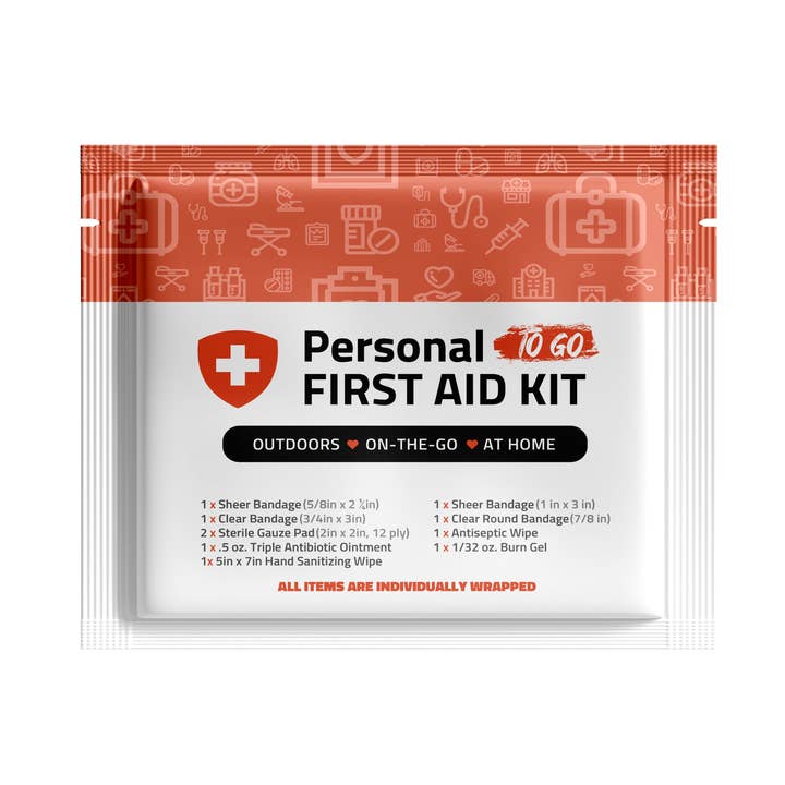 Orange Mini Førstehjælpskasse for engroshandel hos Kit U Safe