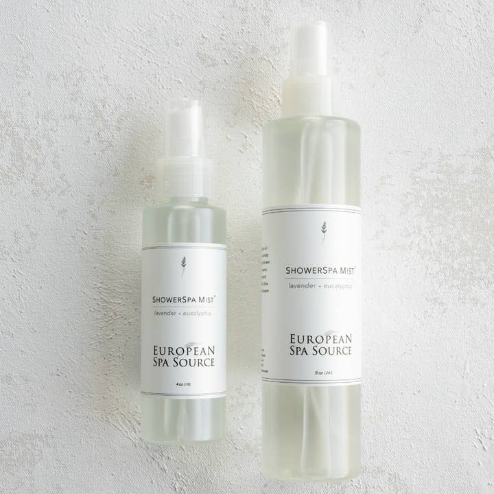 European Spa Source – wholesale Aromatherapy mist – Calming Lavender + Eucalyptus ShowerSpa Mist™