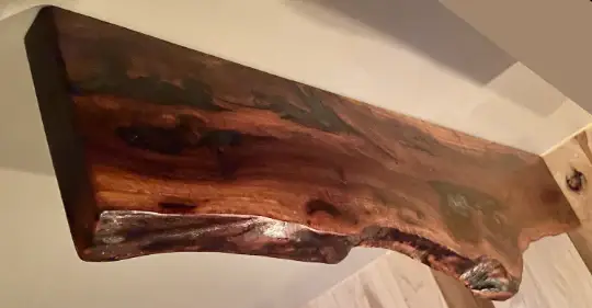 Steel Oak - Wholesale Wall Mounted Shelf - Live Edge Walnut Floating Shelves w/Beautiful Grain Patterns5