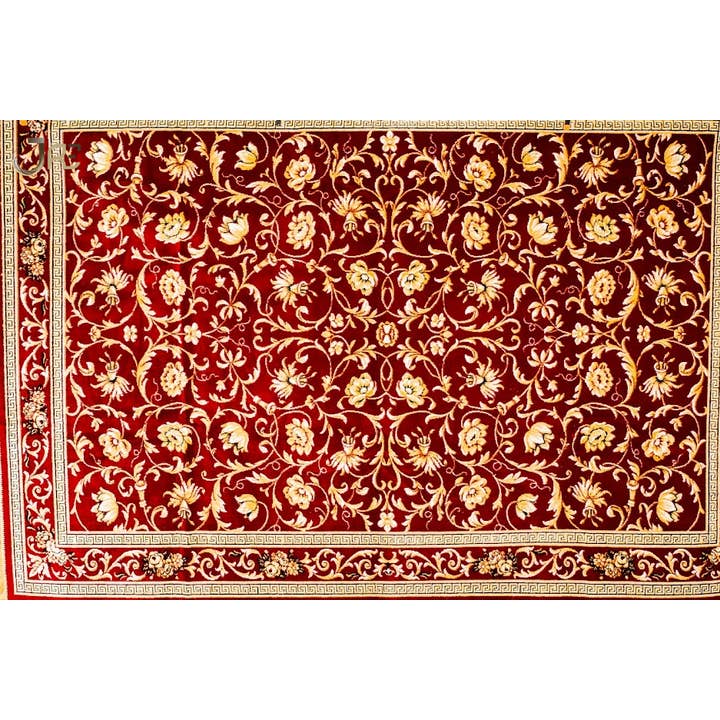 Red Black Grey Gold Silky Shiny Area Rug Accent Rug for wholesale by JRE Home Decor