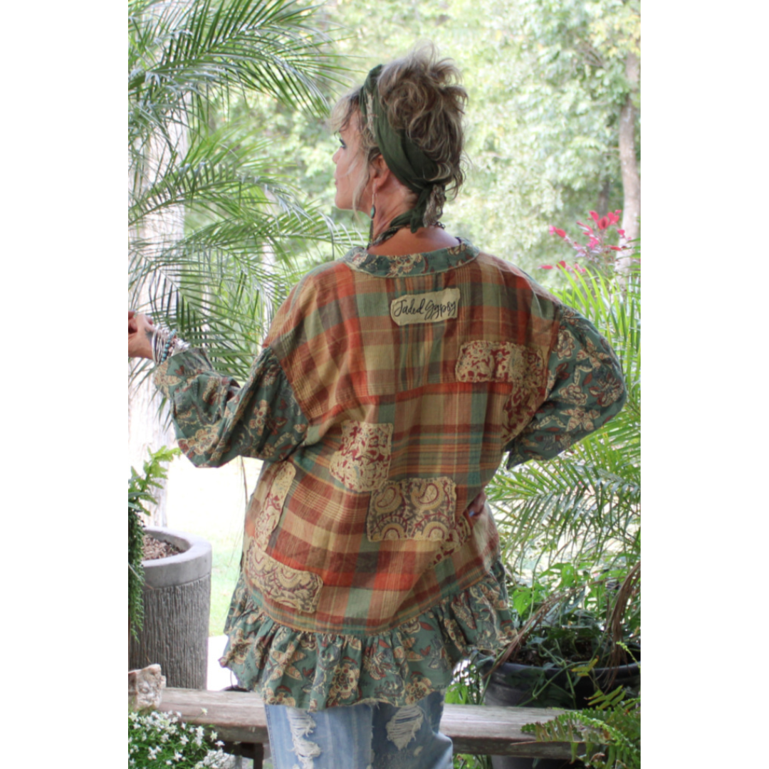 Jaded Gypsy - Wholesale Blouse - Women's - Stormy Skies Top1