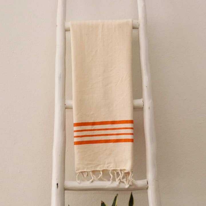 Toalha de Mãos Ufuk Laranja 50x100 cm - 20" x40" por atacado de PESHCE