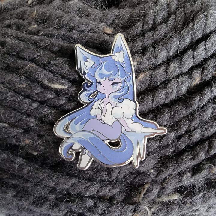 Xhilyn - Wholesale Lapel Pin/Button - Fennec Frost Pins - Dec 20246