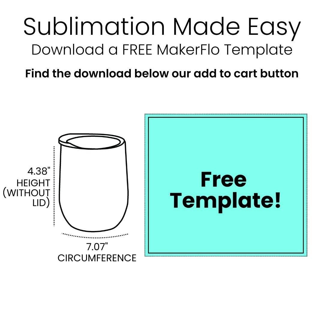 MakerFlo - Wholesale Insulated Mug/Tumbler - 12oz Sublimation Wine Tumbler7