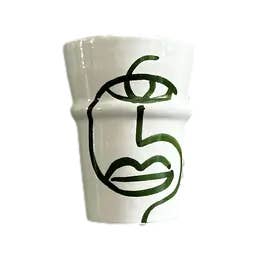 Zagwa Handmade Ceramic Coffee Mug from Fes for wholesale by Waanda GmbH