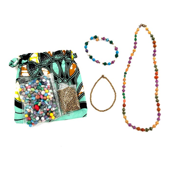 Ugandan Paper Bead Maker’s Set for wholesale by Crazy Love Africa