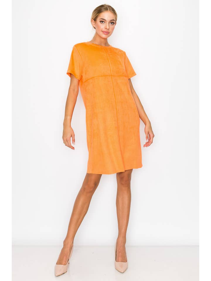 Joh Apparel - Wholesale Dress - Women's - Audrey Stretch Round-Neck Dress with NO Pockets14