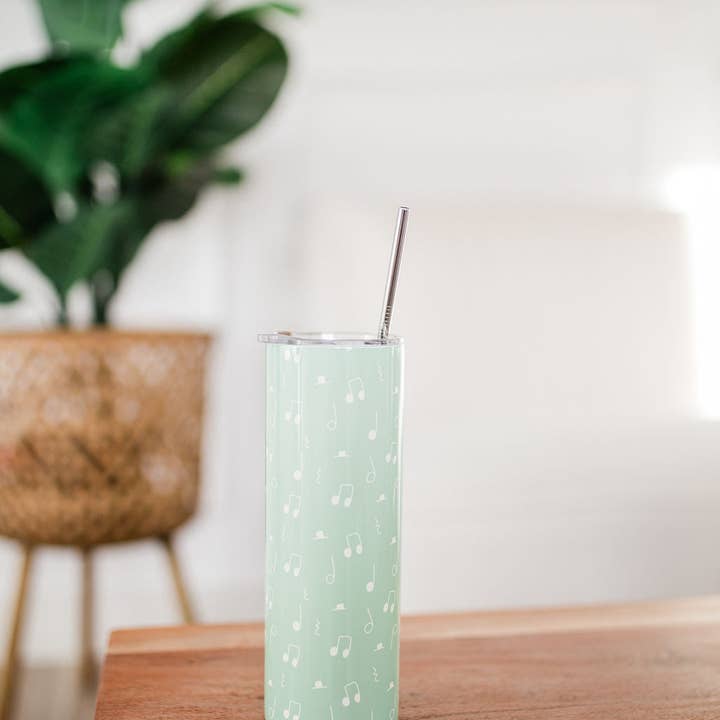 Musically Minted - Wholesale Insulated Mug/Tumbler - Music Note Skinny Tumbler7