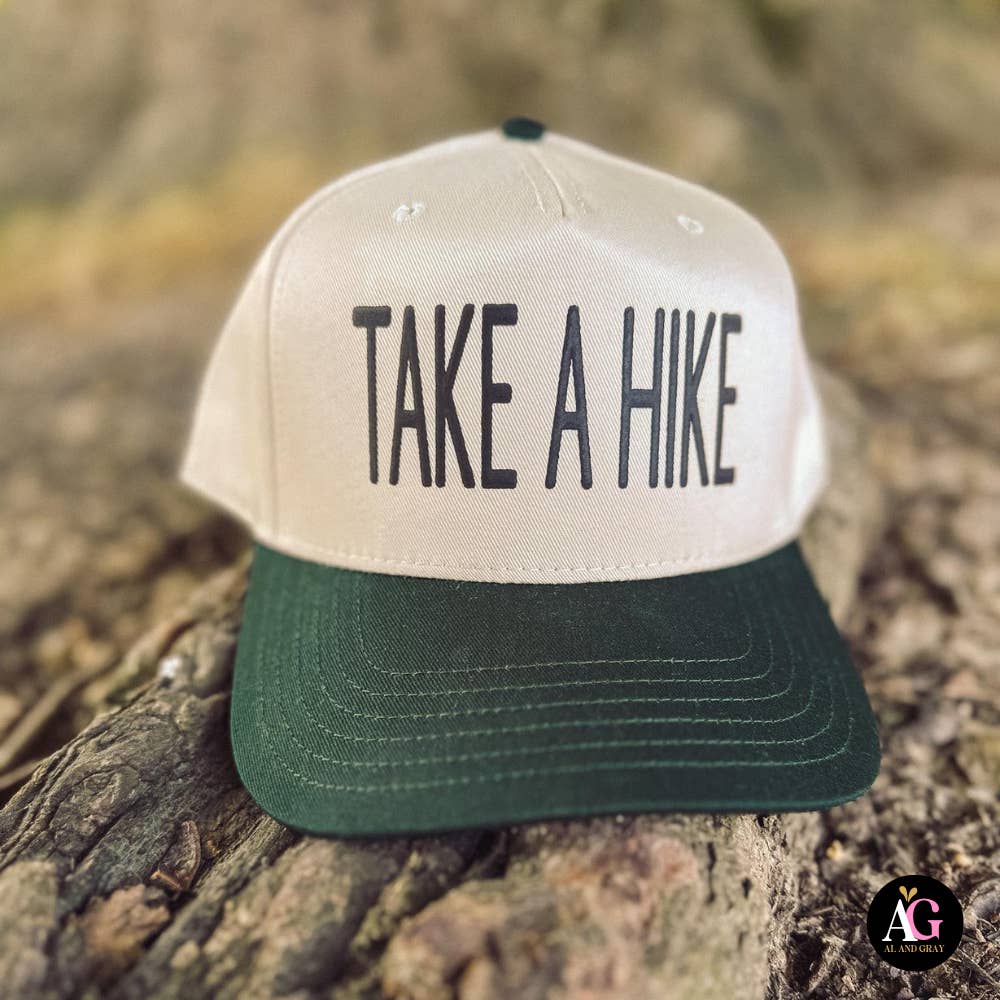 Al + Gray Graphic Tees - Wholesale Trucker Hat - Women's - Take a Hike