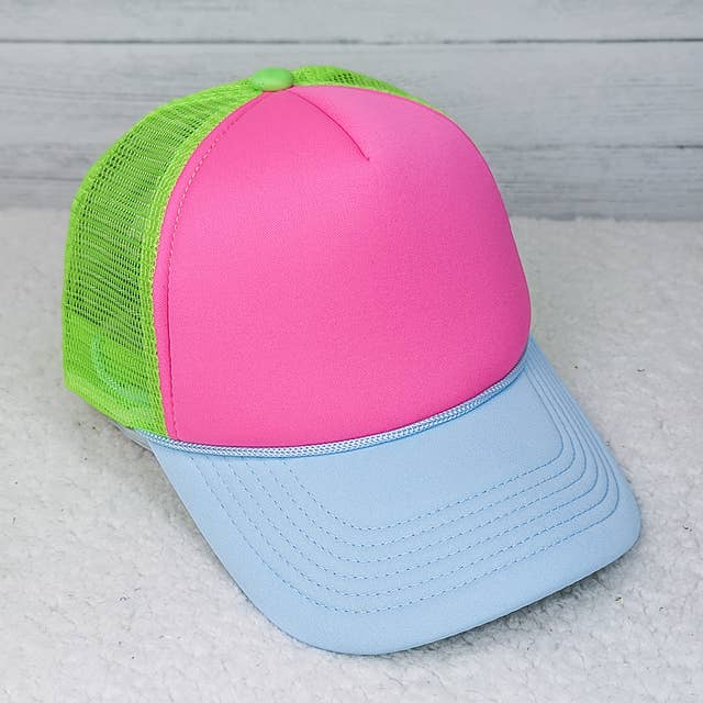 Neon trucker hats bulk shop