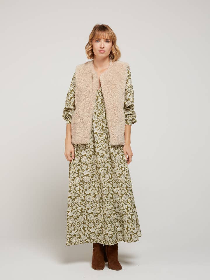 ROXANNE - Sleeveless fleece vest for wholesale by Andy & Lucy