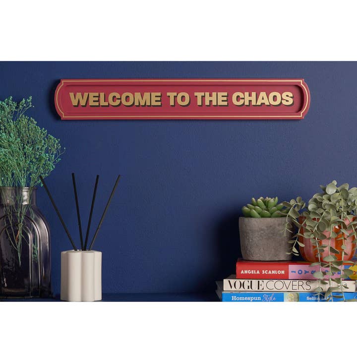 **MULTI 3** Letrero de Pared de Signografía - Bienvenido al Caos para venta al por mayor de WIDDOP and Co.