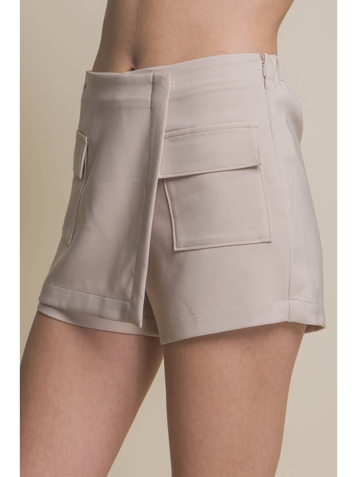 CC Wholesale Clothing – wholesale Skort - Dam – Vertigo Skorts med lastfickor4