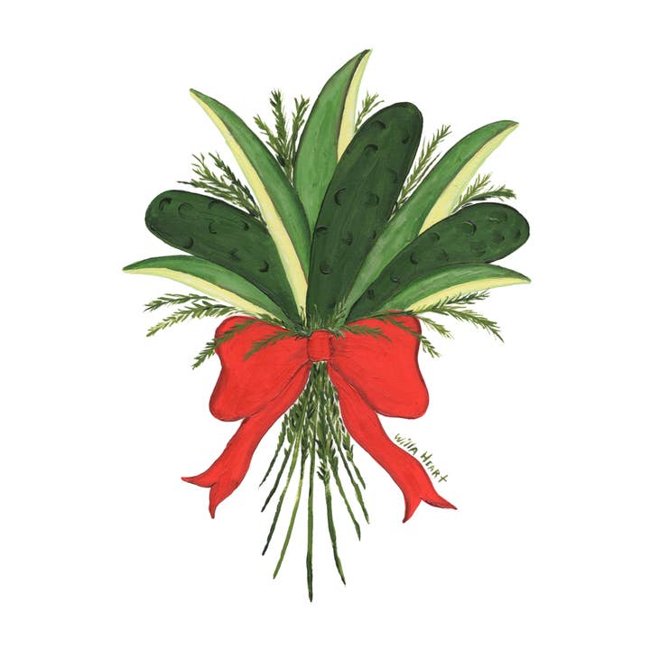 Bouquet à motifs de cornichons pour la vente par willa heart