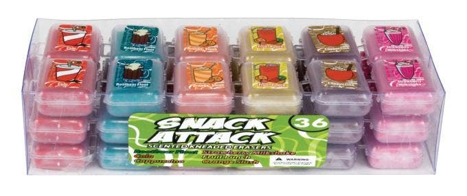 Geddes - Wholesale Eraser - Snack Attack Scented Kneaded Eraser 36/DSP2