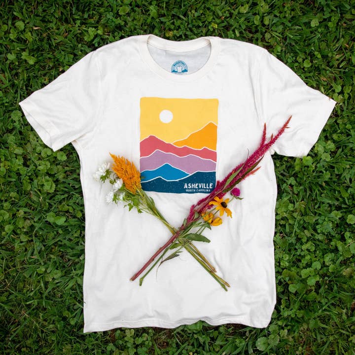 Range of Color | Asheville Tee for wholesale by Menottees
