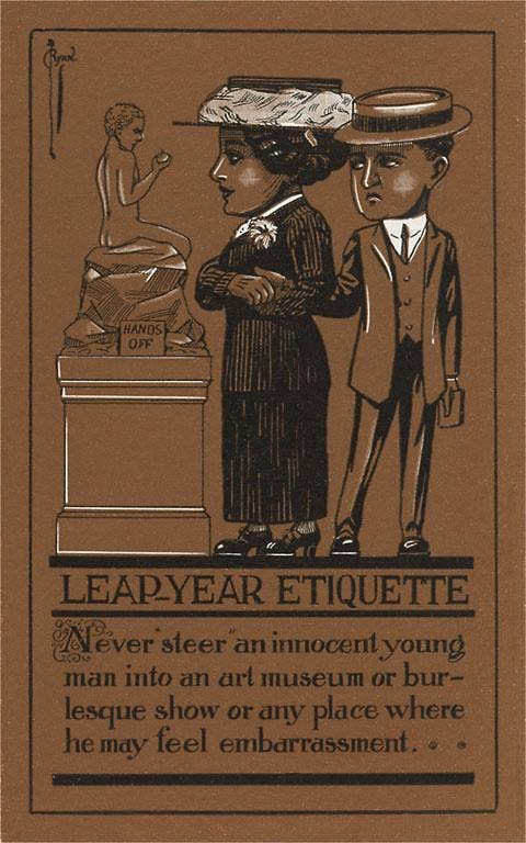 Found Image Press - Wholesale Sticker - Sticker LS-181 Leap Year Etiquette0