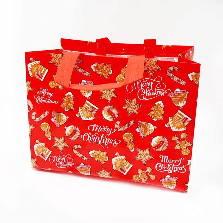 Assorted Color Christmas Reusable Gift Bag for wholesale on Faire