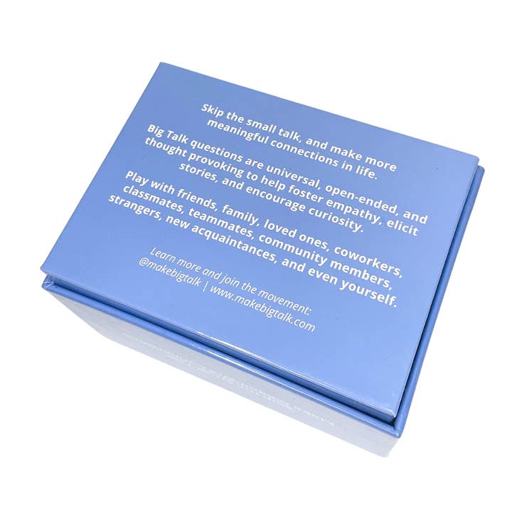 Big Talk - Wholesale Card Game - Big Talk Question Card Game - Giftable Tabletop Size