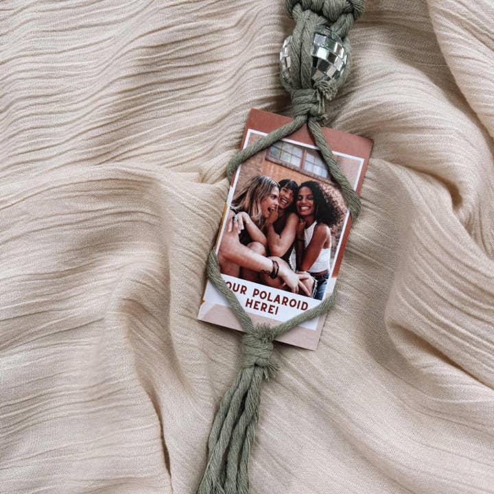 Offhand Fibers – wholesale Car Decorative Charm - Women’s – Disco Ball Car Charm – Mini Polaroid Photo Frame Gift6