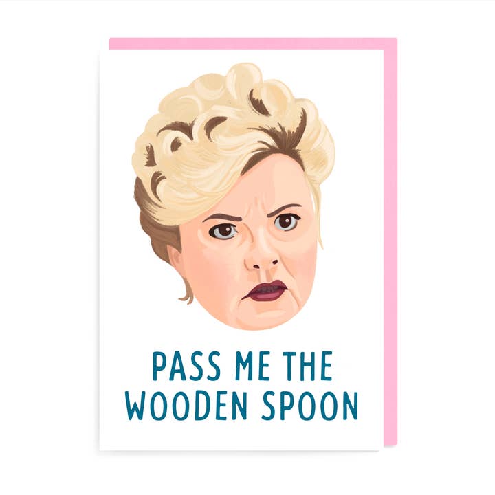 Mary's Wooden Spoon Card | Derry Girls for wholesale by URGHH Card Co.