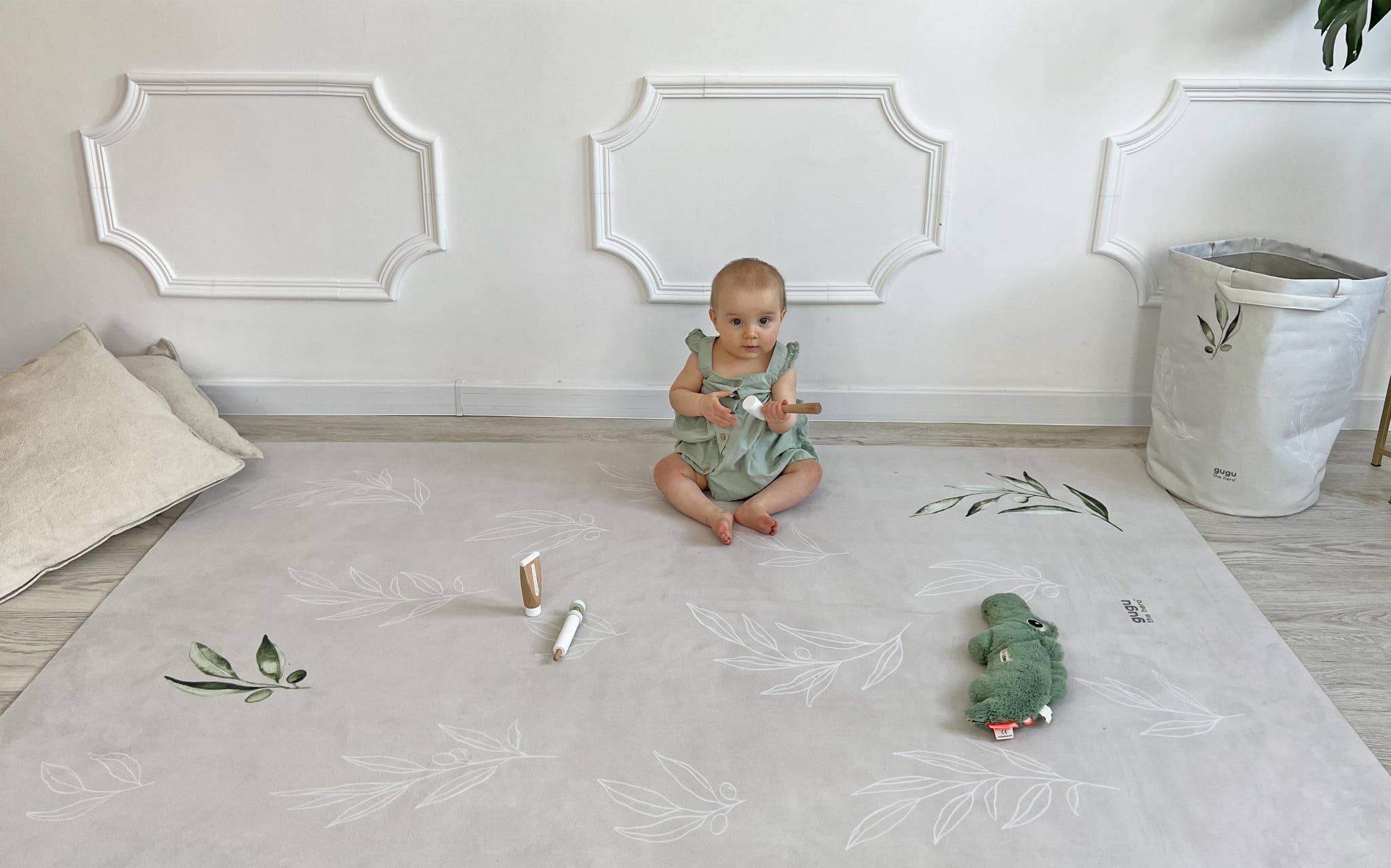 Gugu the Hero - Wholesale Play Mat - Kids & Baby - Natural Rubber Mat Prime Olive Garden Big0
