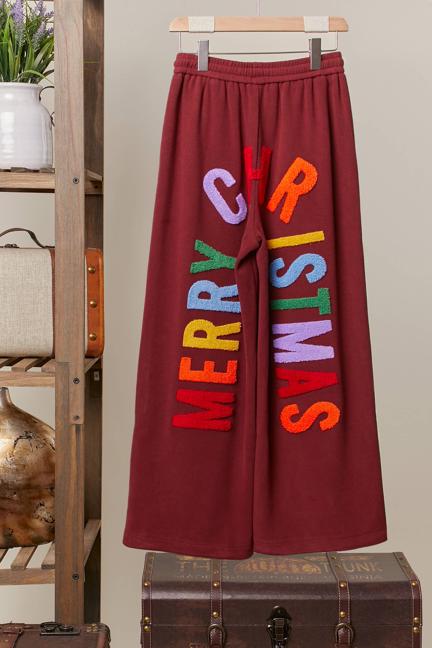 Mello. - Wholesale Pants - Women's - Christmas Pants with Lettering6