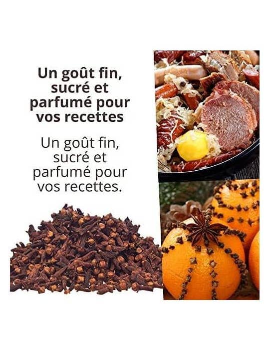 Khla - L'épicerie du Mékong - Wholesale Dried Spice - Cloves - Organic - Whole - 30g - Jar3
